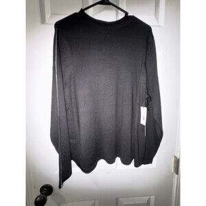 Liverpool Los Angeles Black Long Sleeve Scoop Women T Shirts Plus Size 2Xl NWT